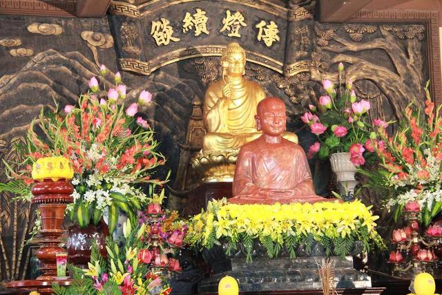 Lễ cung rước, an vị Tôn tượng Phật Hoàng Trần Nhân Tông và tưởng niệm lần thứ 685 ngày viên tịch của Đệ nhị Tổ Pháp Loa