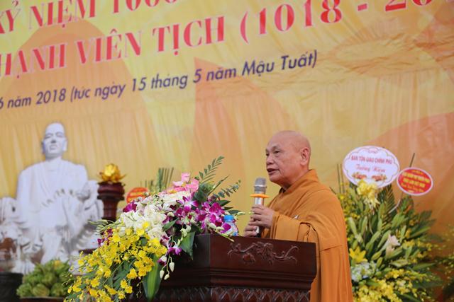 Văn Tưởng niệm Quốc sư Vạn Hạnh của Trung ương Giáo hội Phật giáo Việt Nam