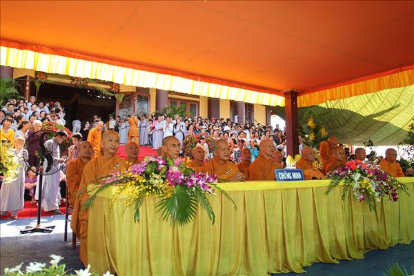 Lễ an vị Phật tại TVTL Chánh Giác Tiền Giang 