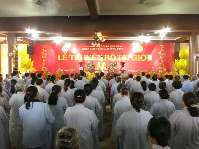 Lễ truyền Bồ tát giới tại TVTL Sùng Phúc