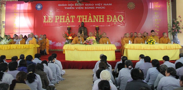 Lễ Phật thành đạo tại Thiền viện trúc lâm Sùng Phúc