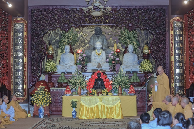 Đại lễ tưởng niệm lần thứ 710 Đức vua - Phật Hoàng Trần Nhân Tông nhập Niết-bàn tại TVTL Sùng Phúc