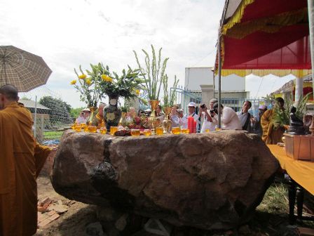 Lễ tạc tượng Phật Ngọc Thiền viện trúc lâm Chánh Thiện