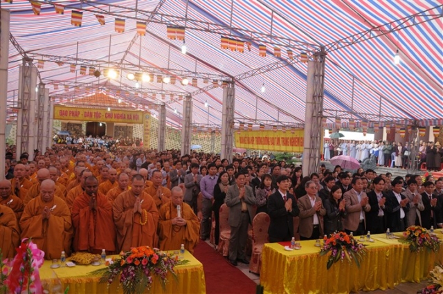 Lễ an vị Phật và bổ nhiệm Trụ trì TVTL Hàm Rồng Thanh Hóa